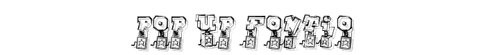 Pop Up Fontio font